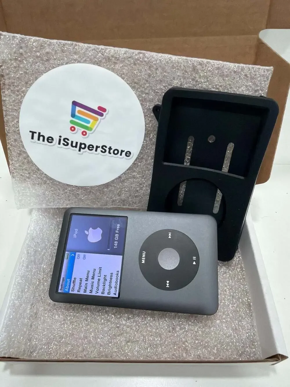 Refurbished  Apple iPod Classic 160GB 7th Generation Space Gray A1238 Bundle
